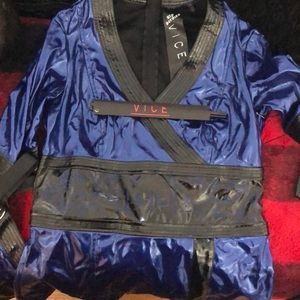 Lip Service Vice Asian kimono geisha PVC dress